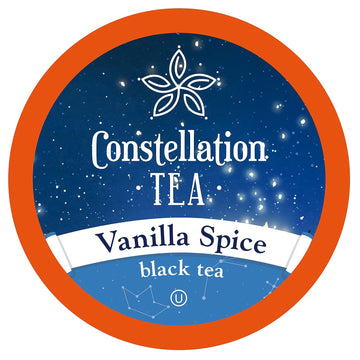 Constellation Tea Vanilla Spice Black Tea Pods Compatible With K Cup Brewers Including 2.0, 40 Count
