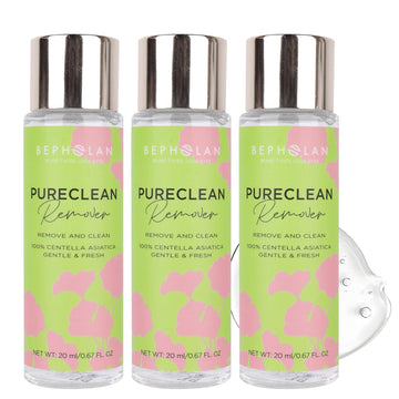 Bepholan Cluster Lash Glue Remover, Diy Eyelash Extension Remover, Bond & Seal Adhesive Professional & Self Use, For Sensitive Eyes, Eye Makeup & Mascara Remover