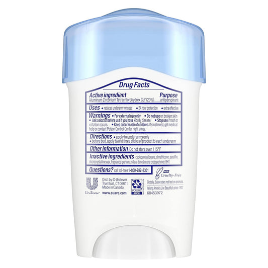 Suave Clinical Antiperspirant Deodorant Coconut Kiss 1.7 Oz, 24 Count