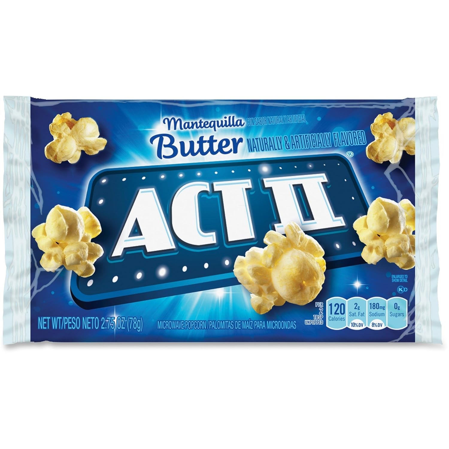 Act Ii 23223 Microwave Popcorn 2.75Oz. 36/Bx Butter