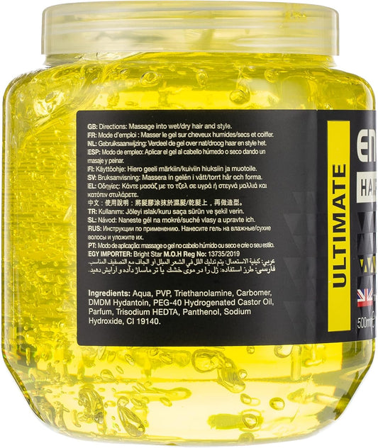 Enliven Xl Ultimate Yellow Hair Gel 500 Ml, Pack Of 1