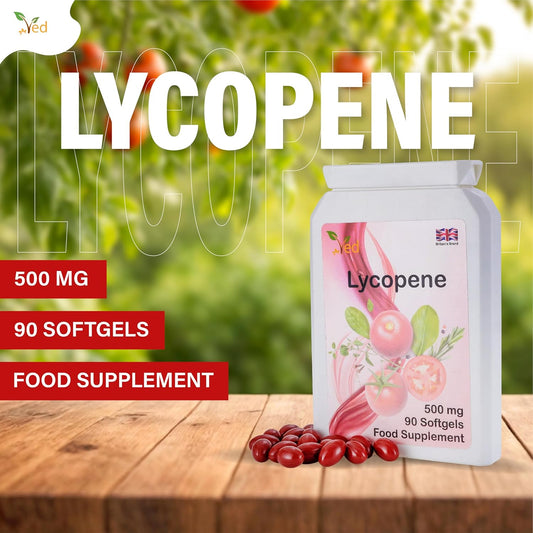 Ved Lycopene Supplement, Supports Energy Balance, Non-Gmo, High Lycopene 500Mg X 90 Softgel