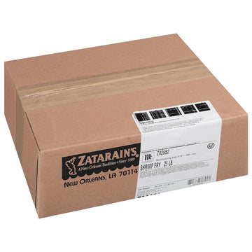 Zatarain'S Shrimp Fry, 25 Lb - One 25 Pound Container Of Shrimp Fry Batter Mix, Made With Cornmeal Blend And Premium Spices, Use As A Classic Breading For Shrimp