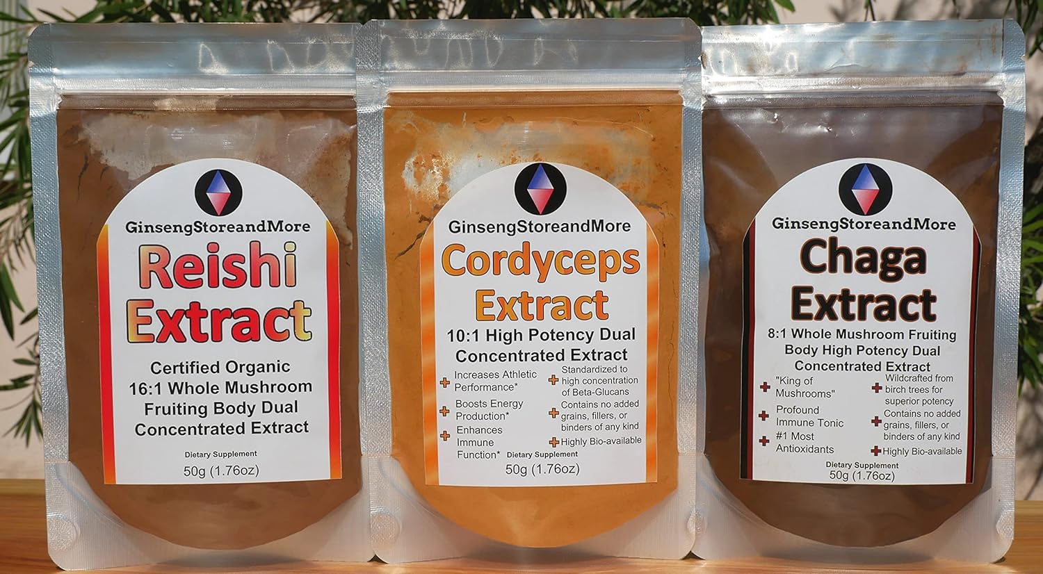 8:1 Organic Chaga Mushroom Extracted From Wildcrafted Siberian Chaga Sclerotium from Nammex | >2% Beta-Glucans | Inonotus Obliquus | ?-Glucan for Energy, Antioxidants, Immune System : Health & Household