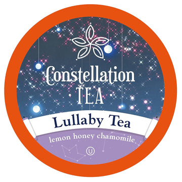 Constellation Tea Lemon Honey Chamomile Lullaby Tea Pods Compatible With K Cup Brewers Including 2.0, 40 Count