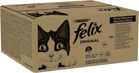 Felix Mixed Selection In Jelly Cat Food 120X100G12367352