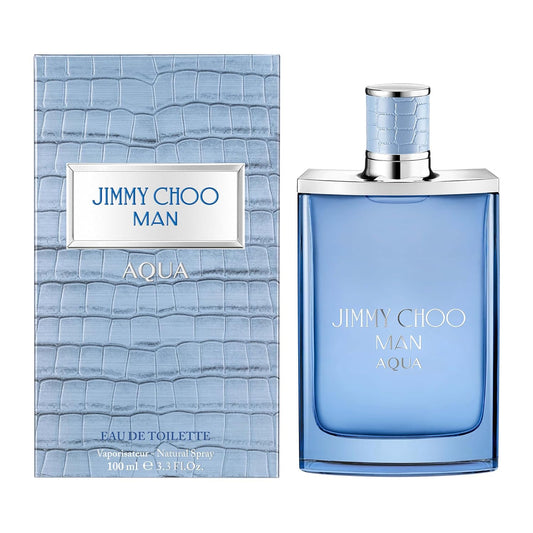 Jimmy Choo - Man Aqua Eau De Toilette - Men'S Fragrance - Sweet & Woody - With Notes Of Grapefruit, Geranium & Salty Moss - 3.3 Fl Oz : Beauty & Personal Care