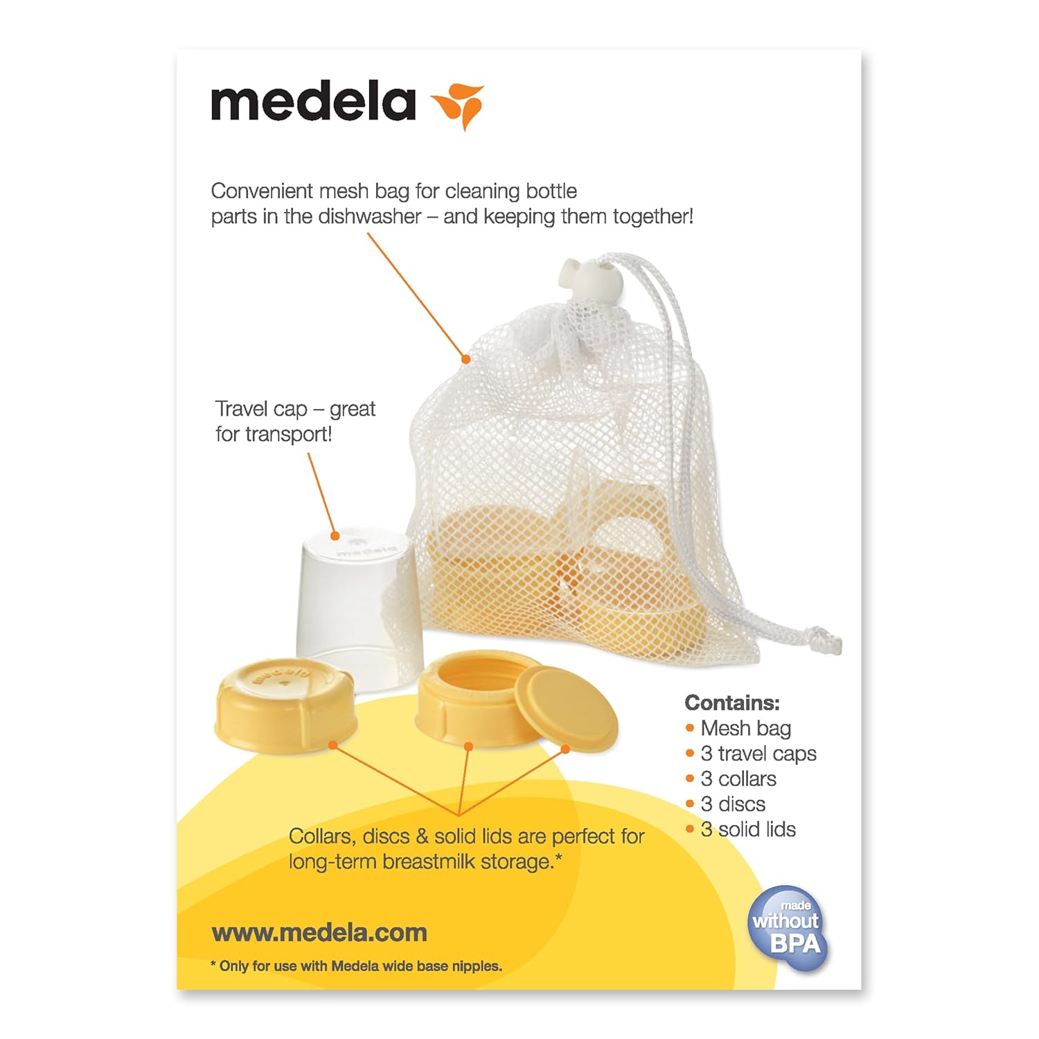Medela Breastmilk Bottle Spare Parts : Breast Feeding Supplies : Baby