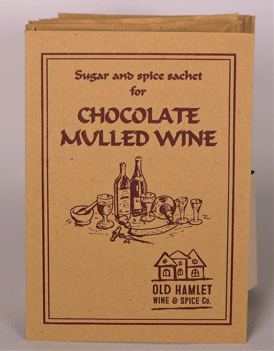 Chocolate Mulled Wine Spices - Single Serve -, Pack Of 10 Old Hamlet