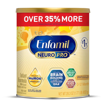Enfamil Neuropro Baby Formula, Milk-Based Infant Nutrition, Mfgm* 5-Year Benefit, Expert-Recommended Brain-Building Omega-3 Dha, Exclusive Humo6 Immune Blend, Non-Gmo, 113.2 Oz?