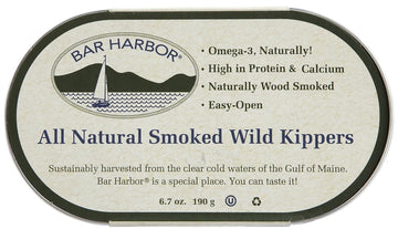 Bar Harbor All Natural Smoked Wild Kippers, Cans, 6.7 Oz