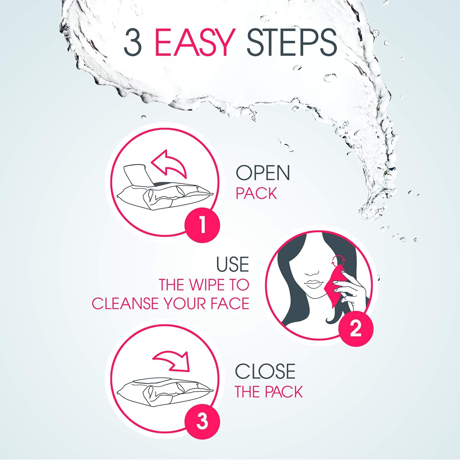 Bioderma Sensibio H2O Biodegradables Wipes Cleansing and MakeUp Removing Skin Soothing for Sensitive Skin, 50 Count : Beauty & Personal Care