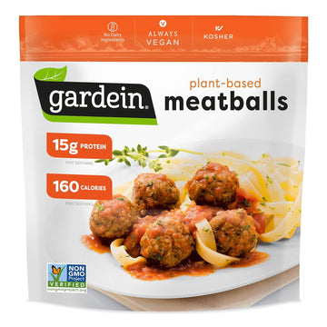 Gardein Classic Plant-Based Meatless Meatballs, Vegan, Frozen, 12.7 Oz