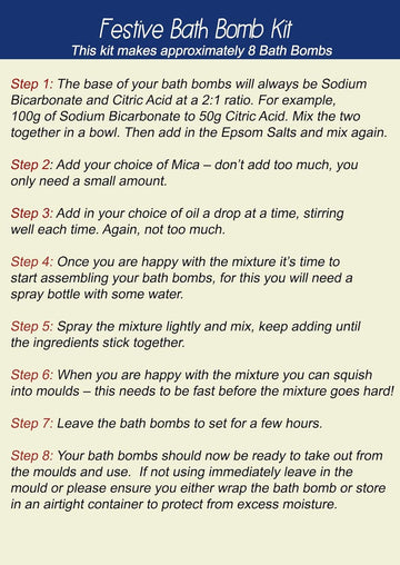 Mystic Moments | Create Your Own β Festive Bath Bomb Kit