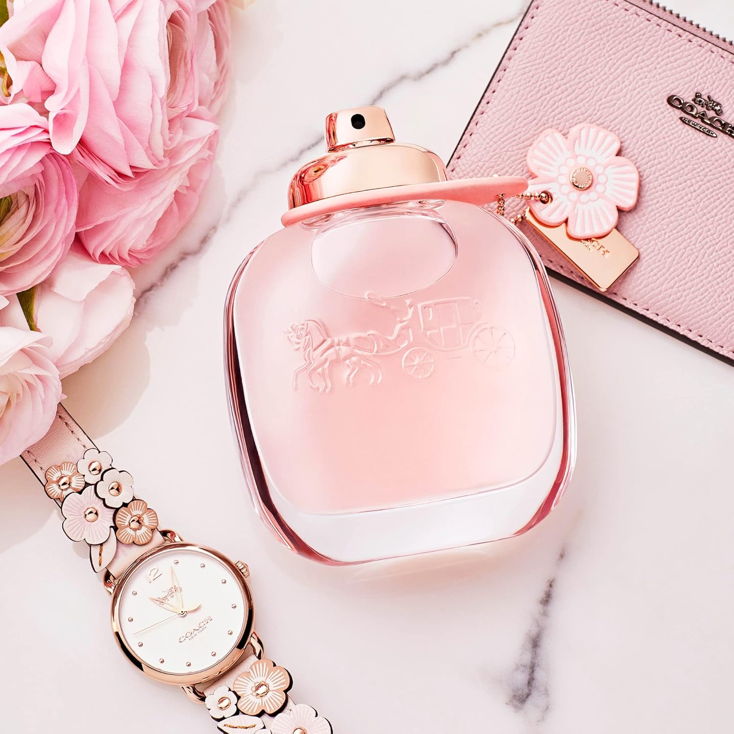 Coach Floral Eau De Parfum - Long Lasting Fragrance With Notes Of Pineapple Sorbet, Peony & Crystal Musks - Floral & Fruity - 3.0 Fl. Oz