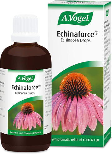 A.Vogel Echinaforce Echinacea Drops | Relieves Cold & Flu Symptoms By Strengthening The Immune System (100 Ml)