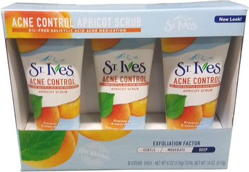 St Ives Apricot Scrub 3-6 Oz Total 18 Oz. (Fresh Skin) : Beauty & Personal Care