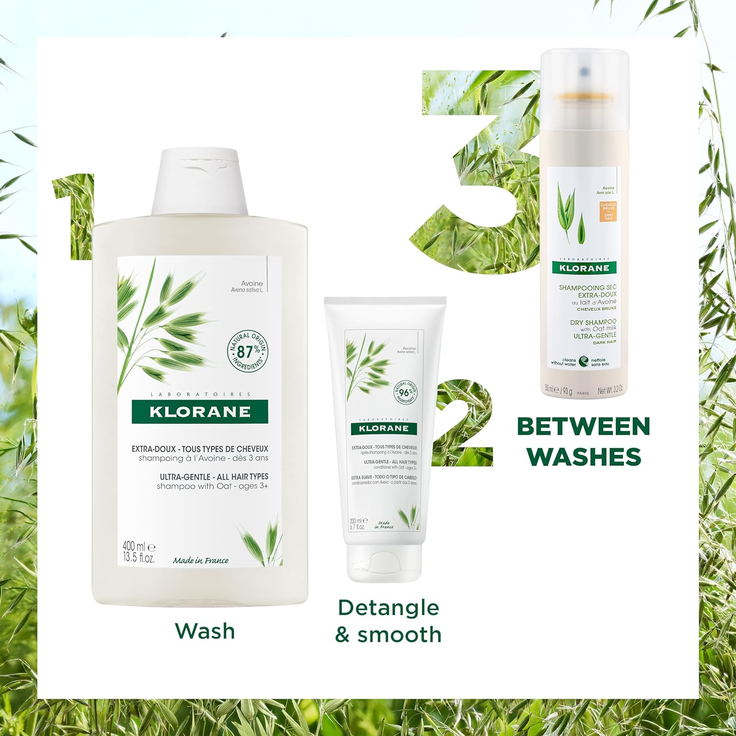 Buy Klorane Dry Shampoo with Oat Milk, For Dark Hair, Natural Tint, All Hair Types, Paraben & Sulfate-Free, Jumbo Size, 5.4 oz. on Amazon.com ? FREE SHIPPING on qualified orders