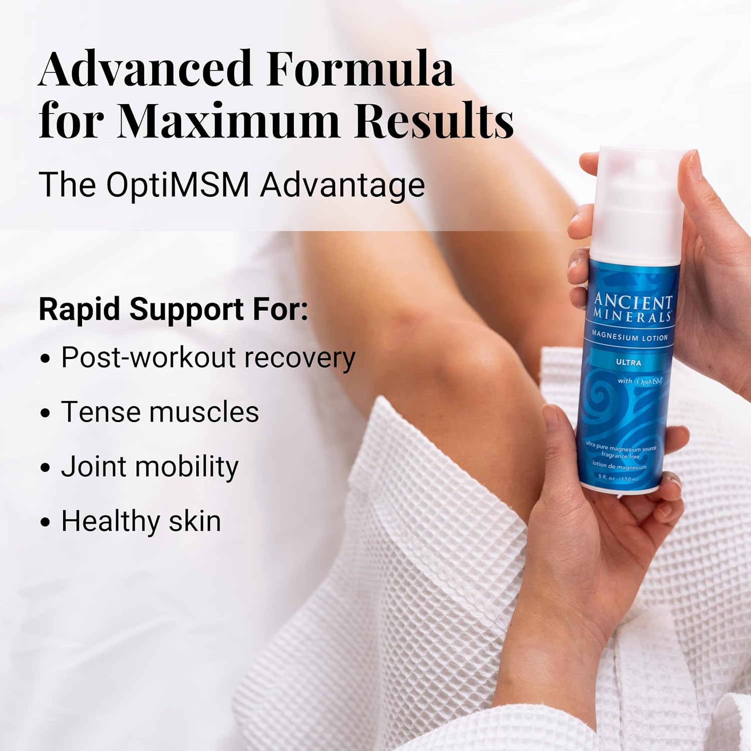 Ancient Minerals Magnesium Lotion Ultra with MSM pure genuine Zechstei