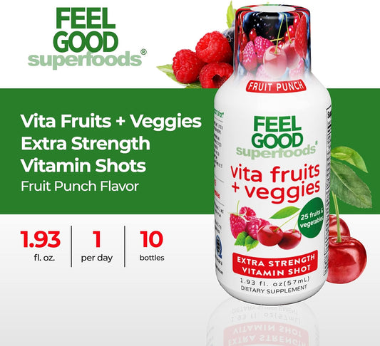 Feelgood Superfoods Vita Fruits And Veggies Immune Support Shot Supple
