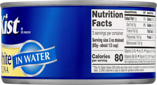 Starkist Chunk White Albacore Tuna In Water, 12 Oz, Pack Of 12