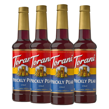 Torani Flavored Drink Syrup, Prickly Pear, 25.4 Fl Oz Bottle (Pack Of 4)