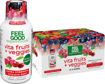 Feelgood Superfoods Vita Fruits And Veggies Immune Support Shot Supple