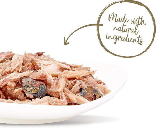 Applaws Natural Adult Wet Cat Food, Tuna Fillet With Mackerel In Jelly 70 G Pouch (Pack Of 16)8275Ml-A