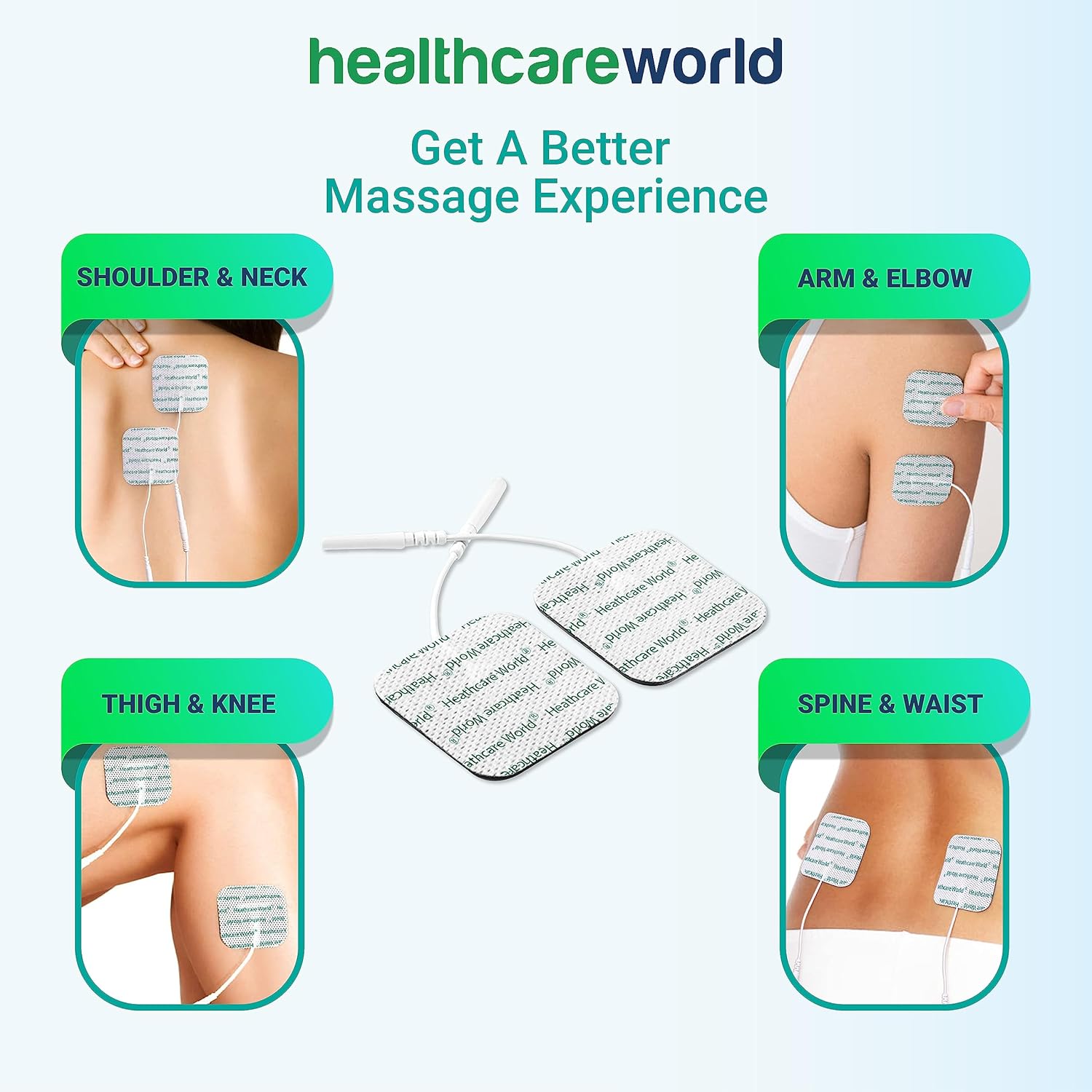 Tens Electrodes Pads 24 Tens Pads by Healthcare World for TPN Tenscare NeuroTrac Flexi Tens Machines : Amazon.co.uk: Business, Industry & Science