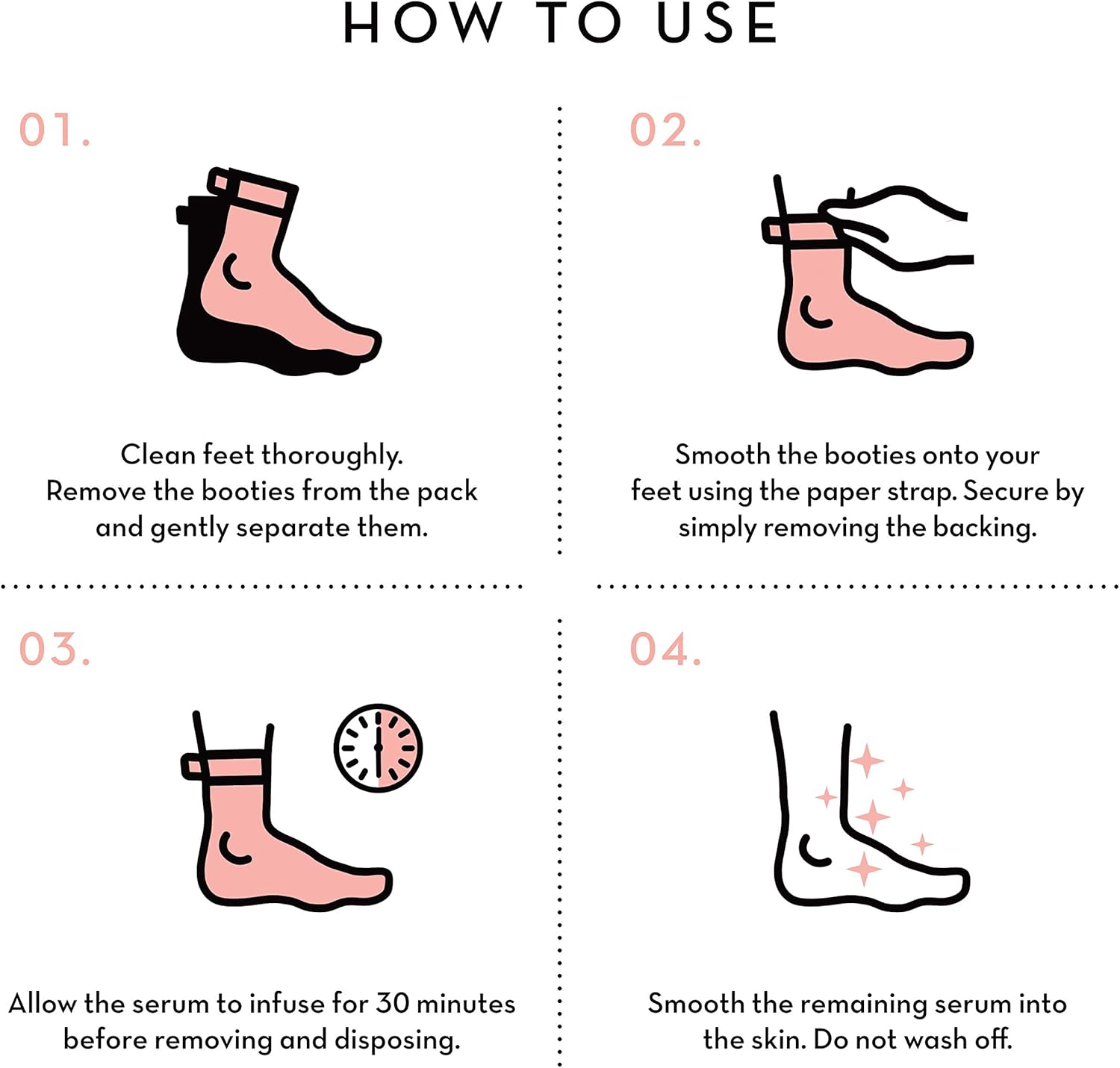 Seoulista Beauty Rosy Toes Instant Pedicure – At Home Foot Mask Treatment — Soothe and Hydrate Dry, Cracked Skin — Revitalise Neglected Feet— With Rose Oil, Aloe Vera and Beeswax — Award Winning : Amazon.co.uk: Beauty