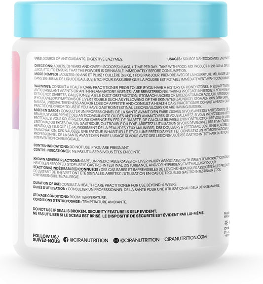 Cira Glow-Getter Reds Superfood Powder - Antioxidants & Polyphenols Fo