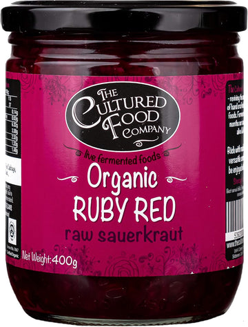 Ruby Red Raw Sauerkraut, Organic, 400G