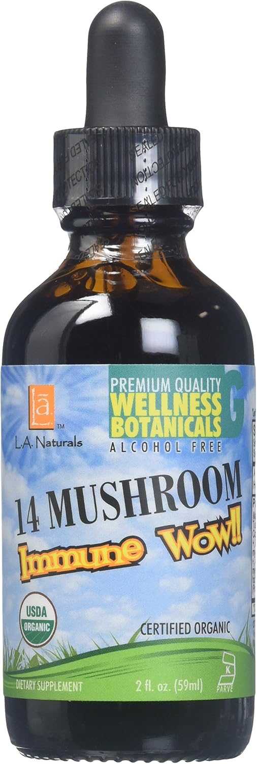 L A Naturals 14 Mushroom Immune, 0.02 Pound : Health & Household