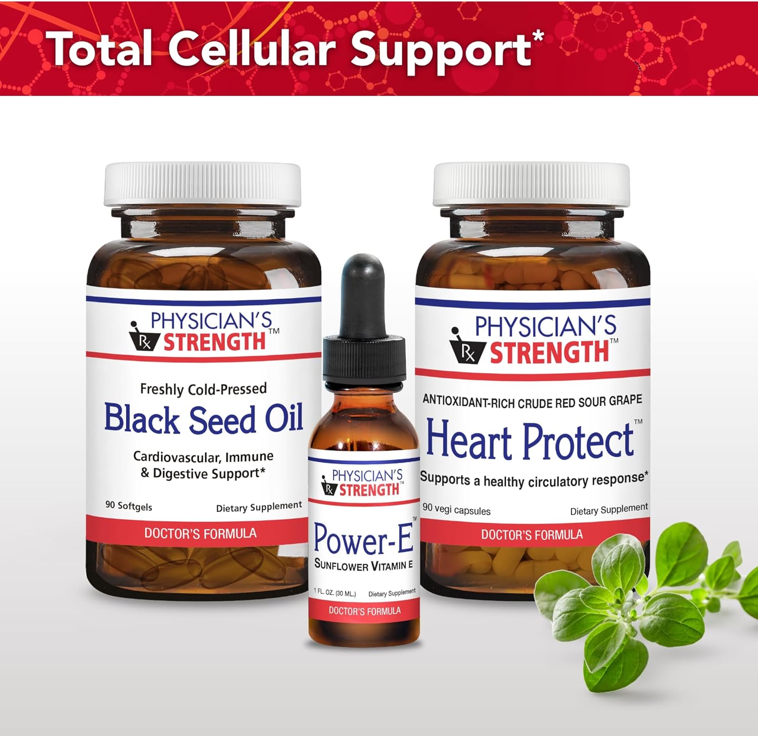 Physician'S Strength Black Seed Oil Gelcaps - 90 Softgels - Supports Healthy Body Response - Freshly Cold Pressed - Non-Gmo - 45 Servings : Health & Household