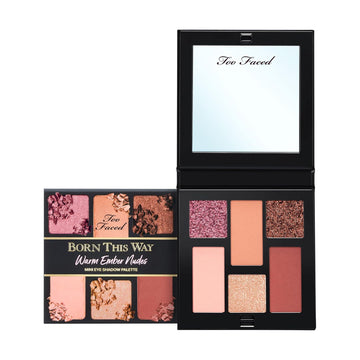 Too Faced Born This Way Natural Nudes Mini Eye Shadow Palette | High Pigment + Shimmer, 0.2 Oz