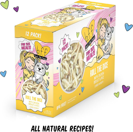 Weruva Best Fido Friend Fun Size Meals For Dogs, Roll The Dice, 2.75Oz Cup, Pack Of 12