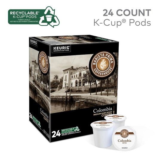 Barista Prima Coffeehouse Colombia Coffee, Keurig Single Serve K-Cup Pods, 96 Count