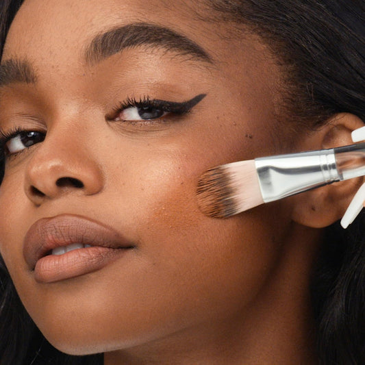 Clinique Foundation Blending Brush For Liquid Foundation, Powder Foundation, And Cream Foundation | Buildable Coverage