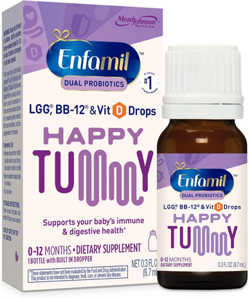 Enfamil Dual Probiotics Vitamin Drops, Supports Baby'S Immune & Digestive Health*, 8.7Ml Bottle?