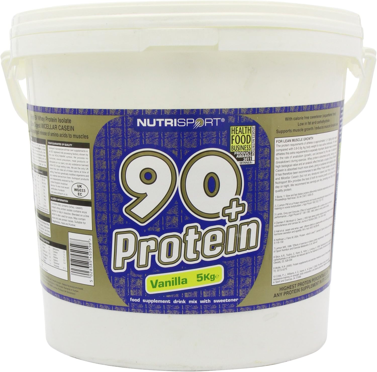 Nutrisport 90+ Protein 5Kg Vanilla