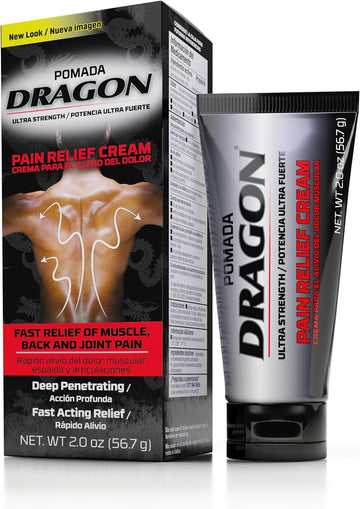 Ultra Strength Pain Relief Cream For Muscle, Back, Arthritis And Joint Pain, Deep-Penetrating & Fast-Acting Topical Rub With Analgesic Camphor & Menthol , 2 Ounce