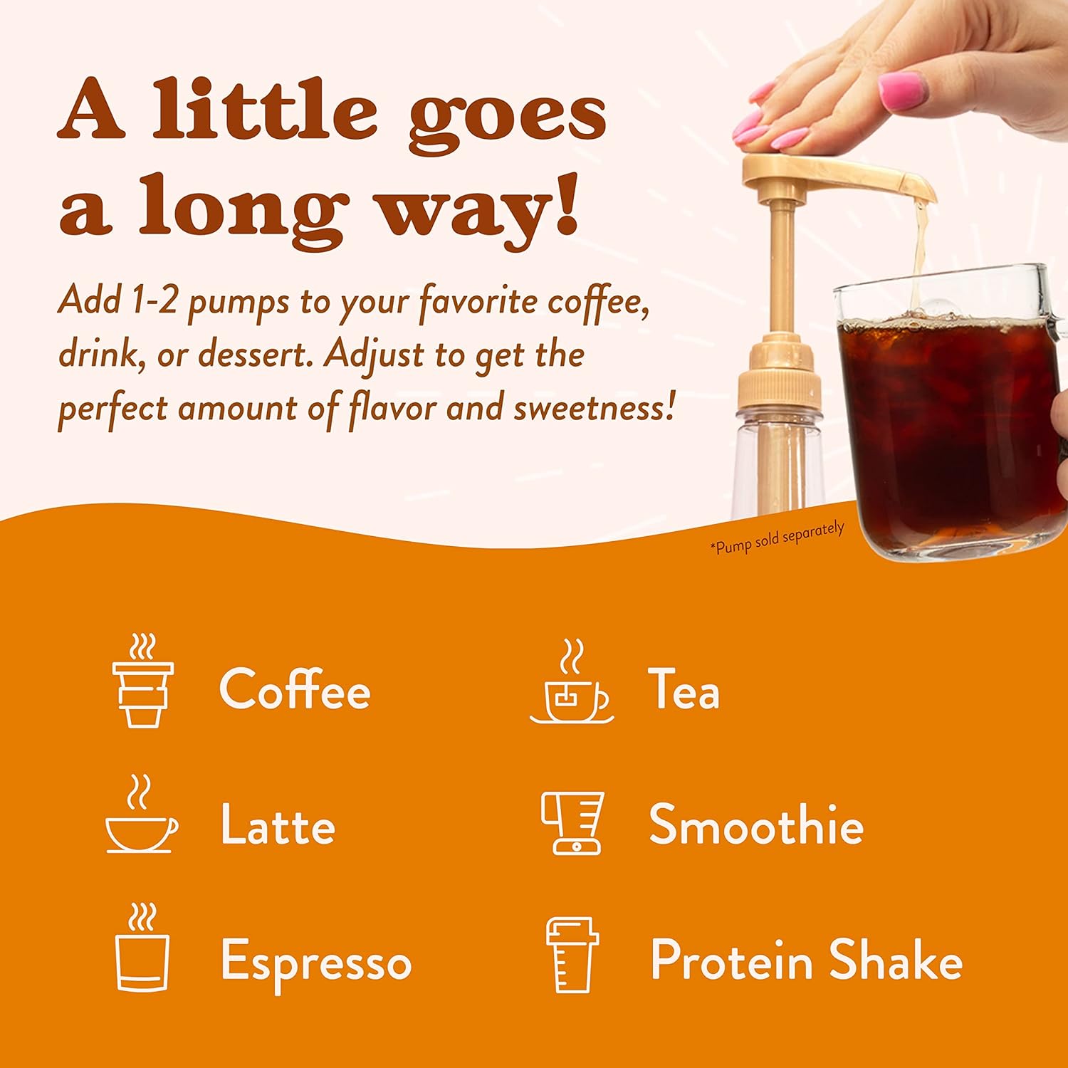 Jordan'S Skinny Syrups Sugar Free Coffee Syrup, Pumpkin Pecan Waffle Flavor Drink Mix, Zero Calorie Flavoring For Lattes, Protein Shake, Food & More, Gluten Free, Keto Friendly, 25.4 Fl Oz, 1 Pack