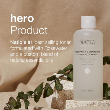 Natio Rosewater And Chamomile Gentle Skin Toner 250Ml