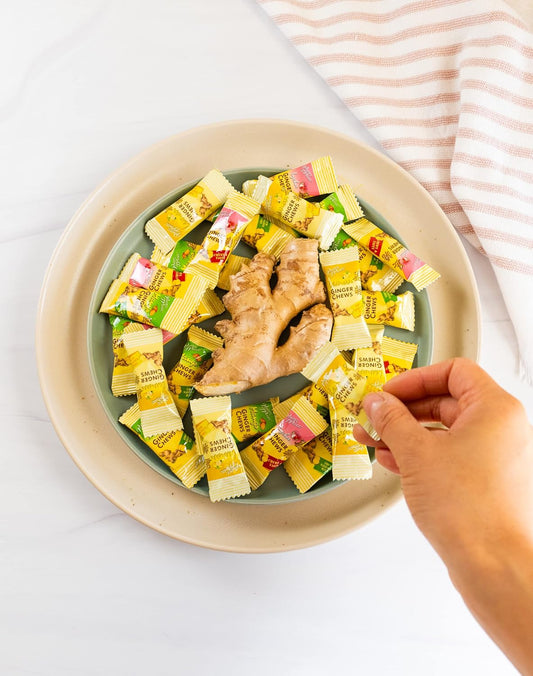 Prince Of Peace Ginger Chews With Mango, 1 Lb. β Candied Ginger β Mango Candy β Mango Ginger Chews β Natural Candy