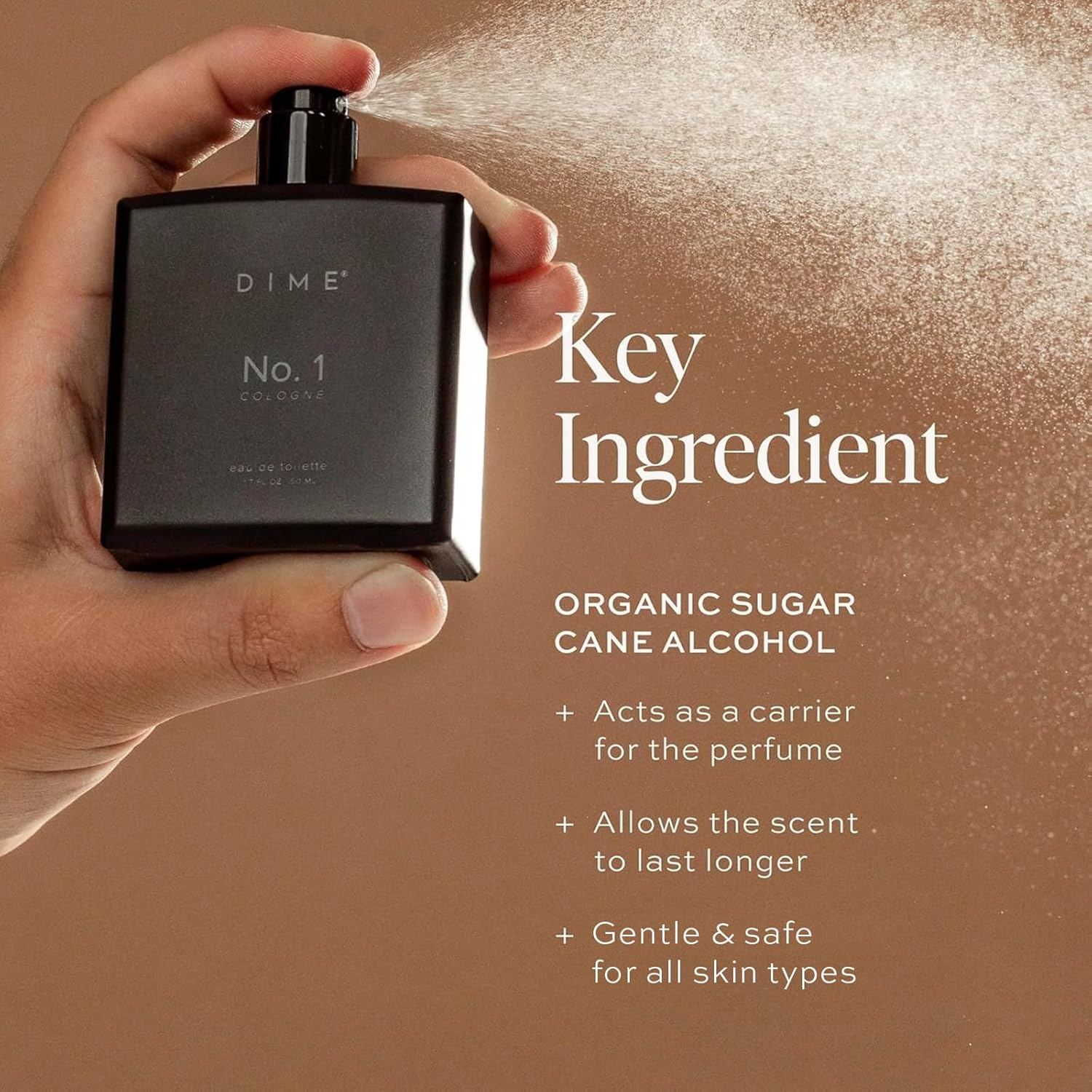 Dime No. 1 Cologne For Men, Clean Fragrance For Men With Amber Woods, Cardamom, And Leather, 1.7 Oz / 50 Ml : Beauty & Personal Care