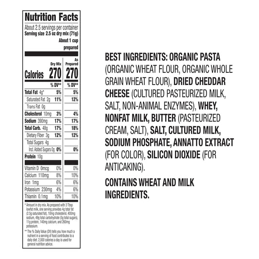 Annie'S Homegrown Bunny Shape Pasta & Yummy Cheese, 6 Oz, 6 Pk