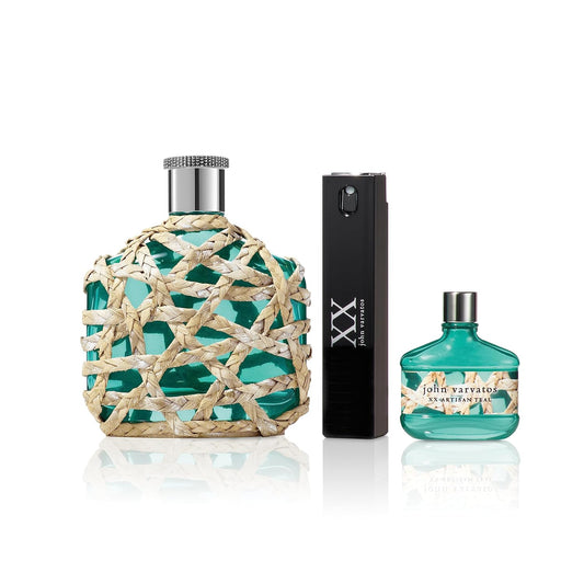 John Varvatos Men'S Cologne, Xx Artisan Teal Eau De Toilette Edt Spray, Aquatic Scent With Notes Of Rosemary, Mineral Driftwood And Baie Rose, 4.2 Fl. Oz : Beauty & Personal Care