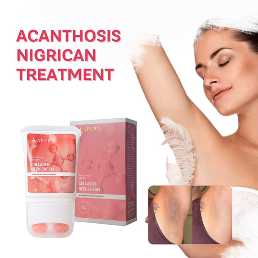 Abera Loka Nano Collagen Neck Cream, Acanthosis Nigricans Treatment For Neck & DƩcolletƩ, Dark Neck Remover Underarm, Private Parts, Spf 30+, Reduce Fine Lines & Wrinkles With Niacinamide (1.76 Fl Oz)