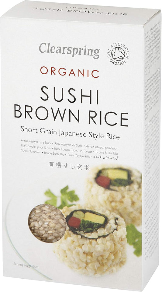 Organic Sushi Brown Rice - 500g : Amazon.co.uk: Grocery