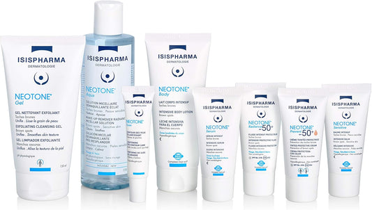 Isispharma Neotone Aqua - Micellar Water Cleansing Solution And Makeup Remover - For Sensitive Skin - Makes Your Skin Soft Radiant - Glass Skin Effect - Made In France